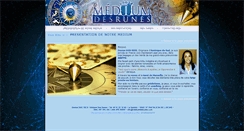 Desktop Screenshot of mediumdesrunes.com
