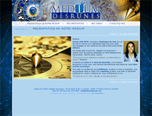 Tablet Screenshot of mediumdesrunes.com